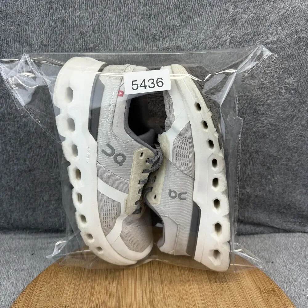 On CloudTec Helion Shoes Womens Size 9 Gray White Running Sneakers 3WE10130622